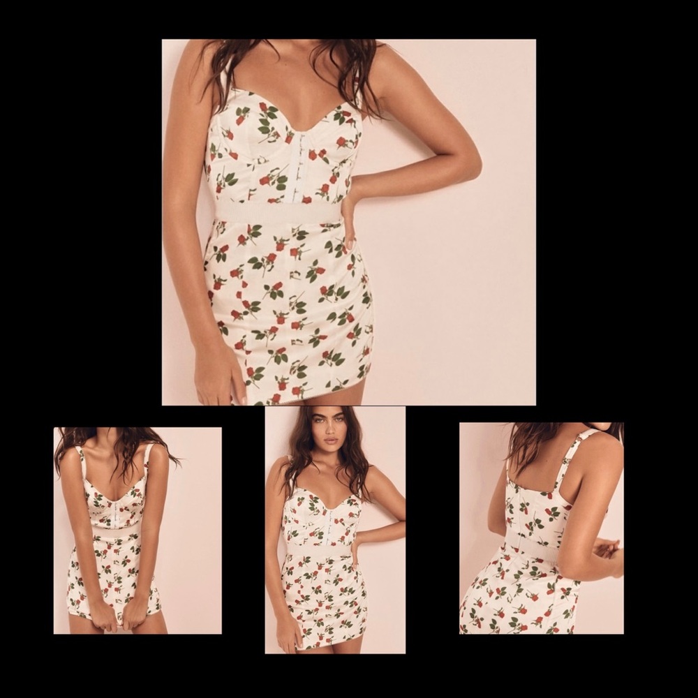 For Love & Lemons for Victoria’s Secret bodycon slip dress